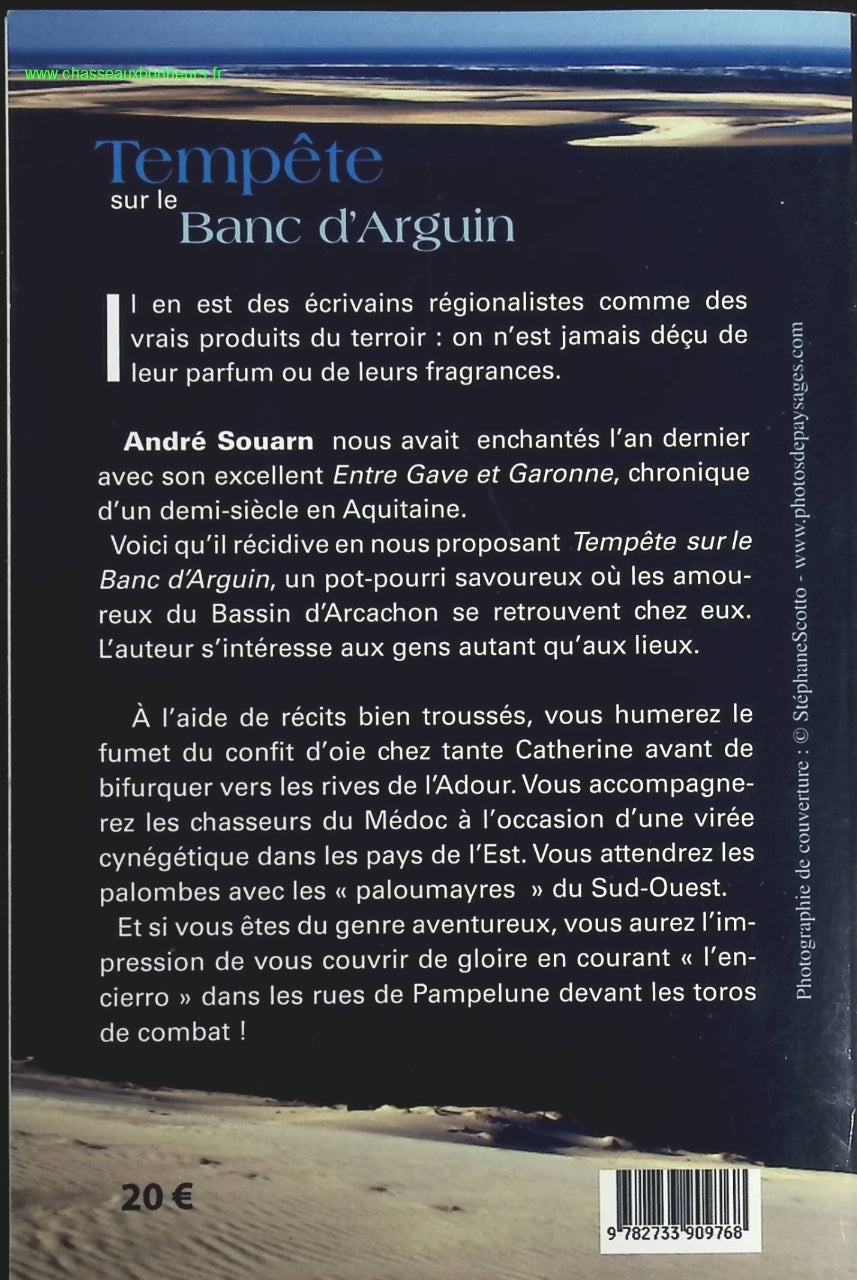 Tempête sur le banc d'Arguin - André Souarn - livre