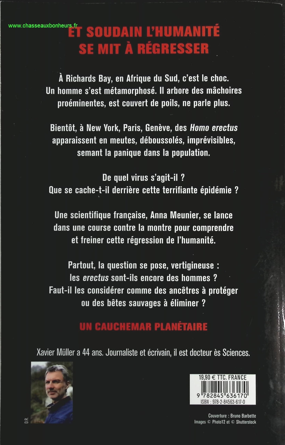 Erectus - Xavier Müller - livre