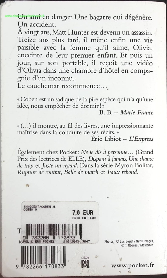 Innocent - Harlan Coben - livre