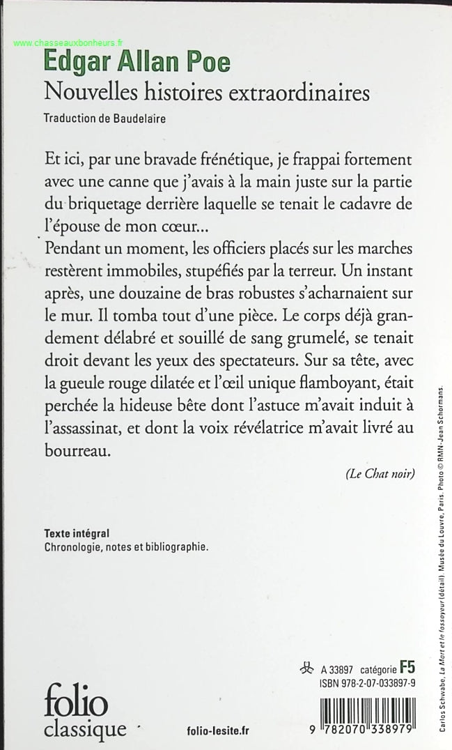 Nouvelles Histoires extraordinaires - Edgar Allan Poe - livre