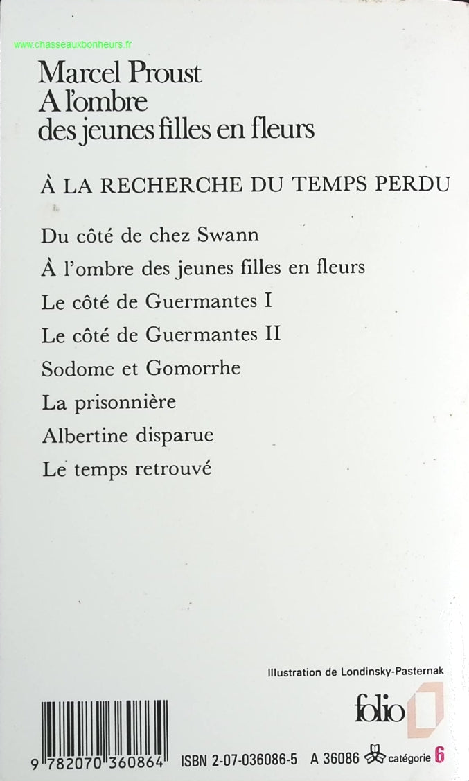 A La Recherche Du Temps Perdu - Tome 2 - A L'ombre Des Jeunes Filles En Fleurs - Marcel Proust - livre