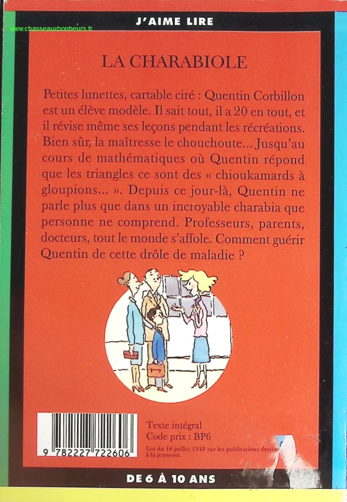 La charabiole - Claude Millet - livre