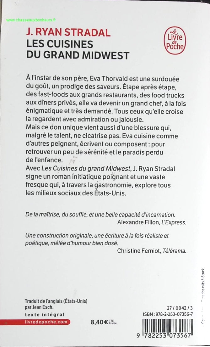 Les Cuisines du grand Midwest - J. Ryan Stradal - livre