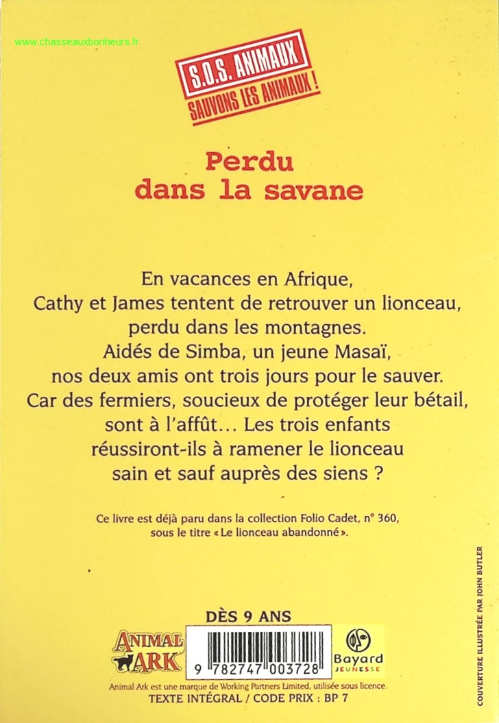 Perdu dans la savane - Lucy Daniels - livre