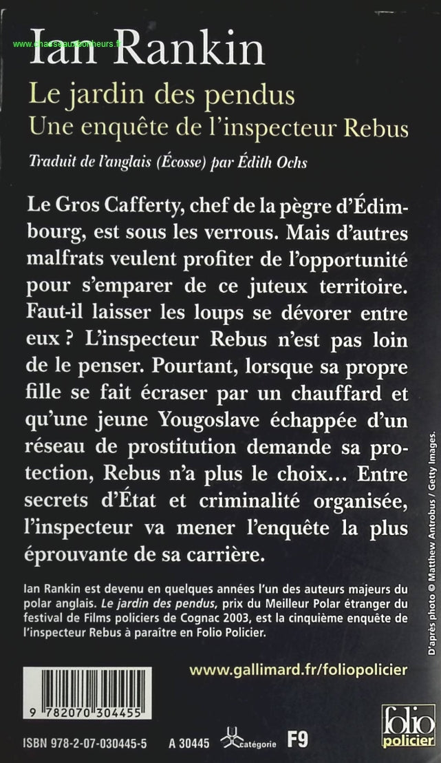 Le jardin des pendus - Ian Rankin - livre
