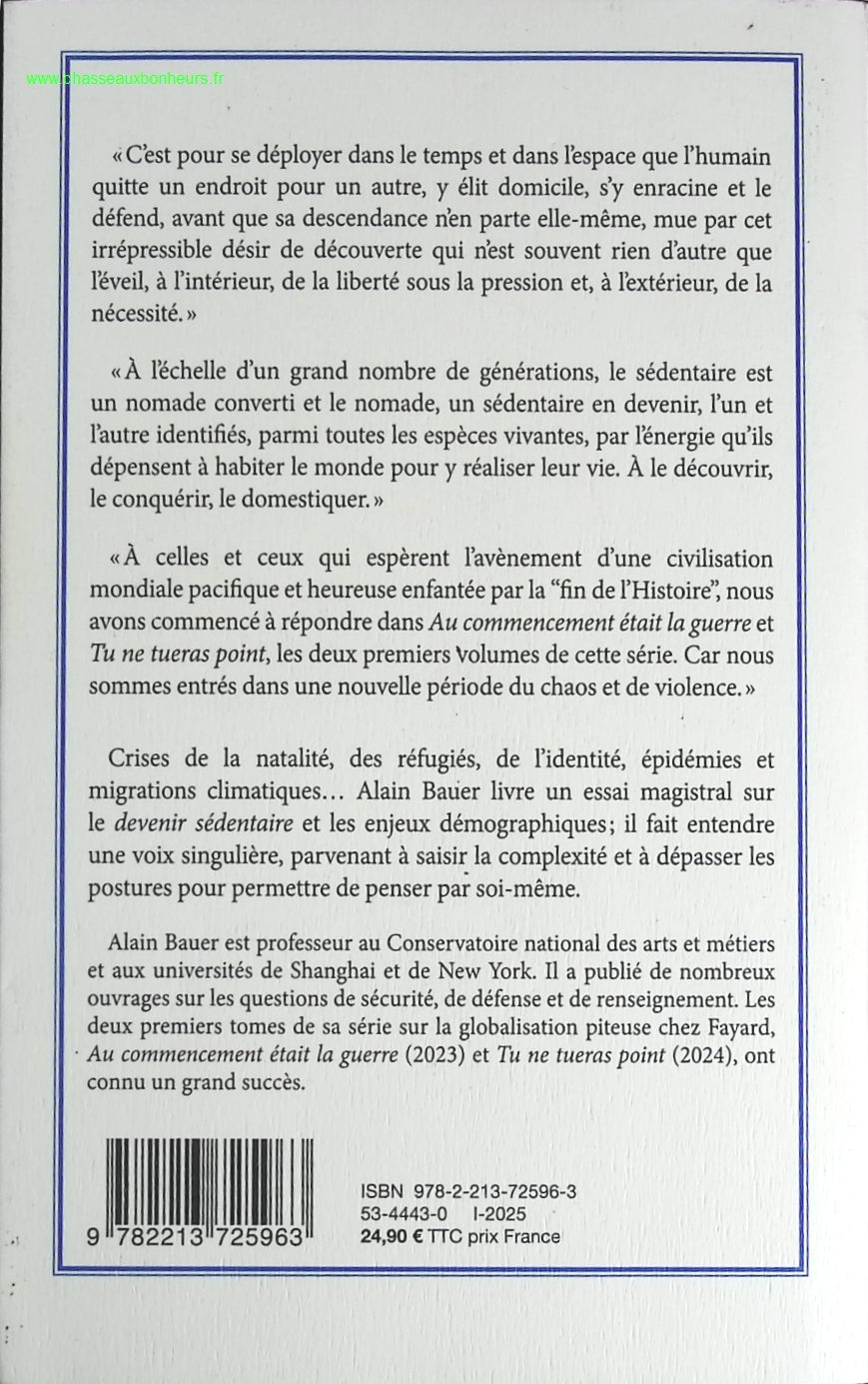 La conquête de l'Ouest - Alain Bauer - livre