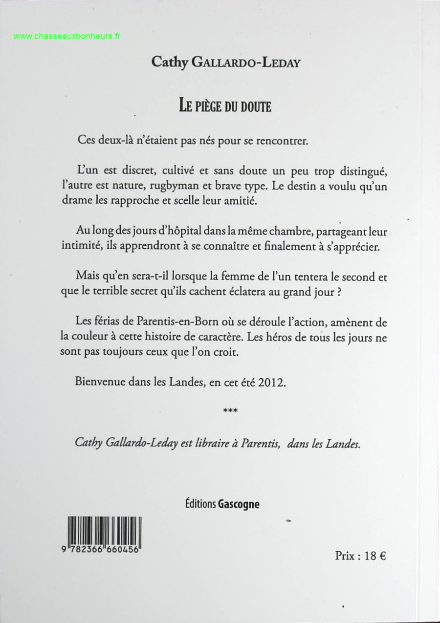 Le piège du doute - Cathy Gallardo-Leday - livre