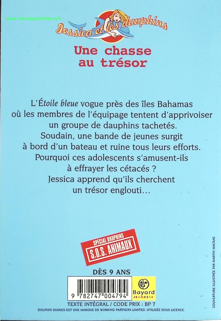 Jessica et les dauphin - Une chasse au trésor - Lucy Daniels - livre