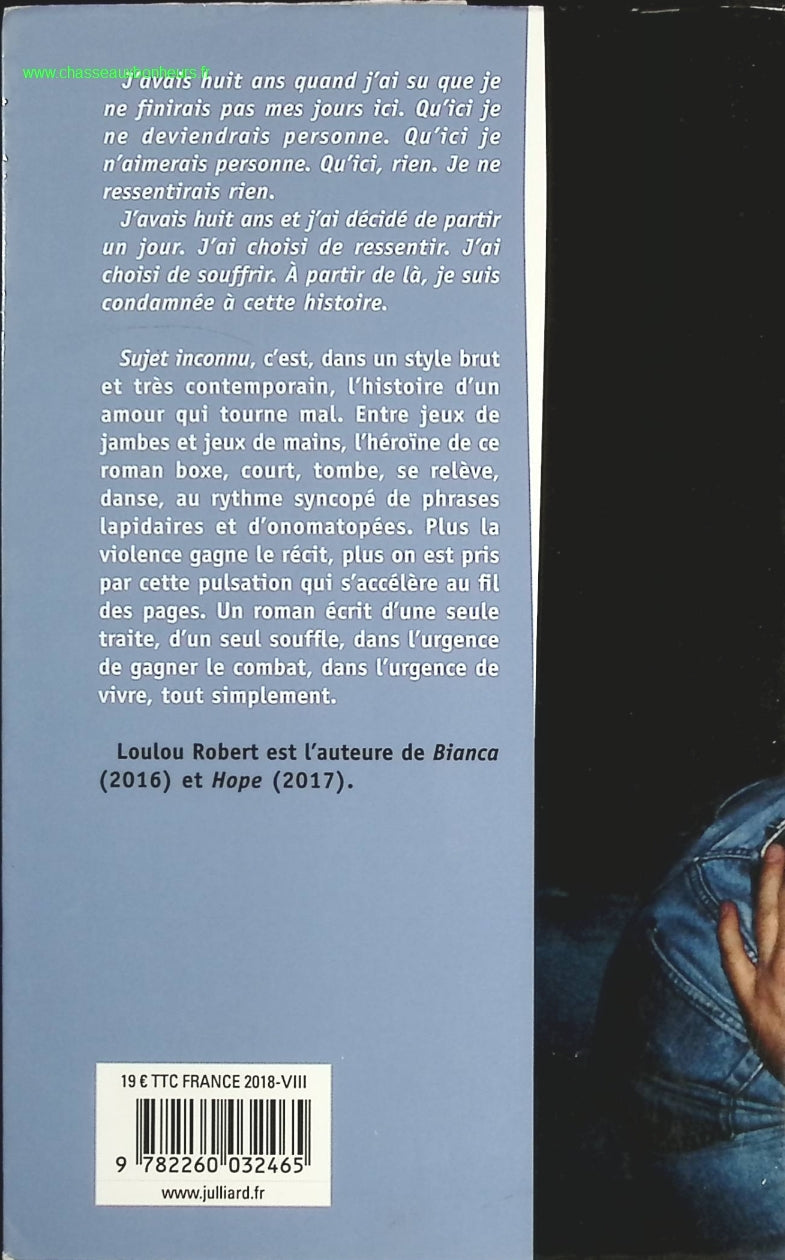 Sujet inconnu - Loulou Robert - livre