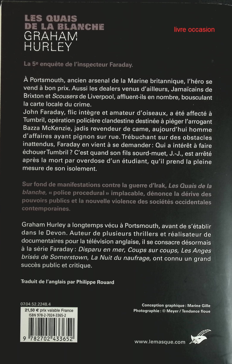 Les Quais De La Blanche - Graham Hurley - Livre