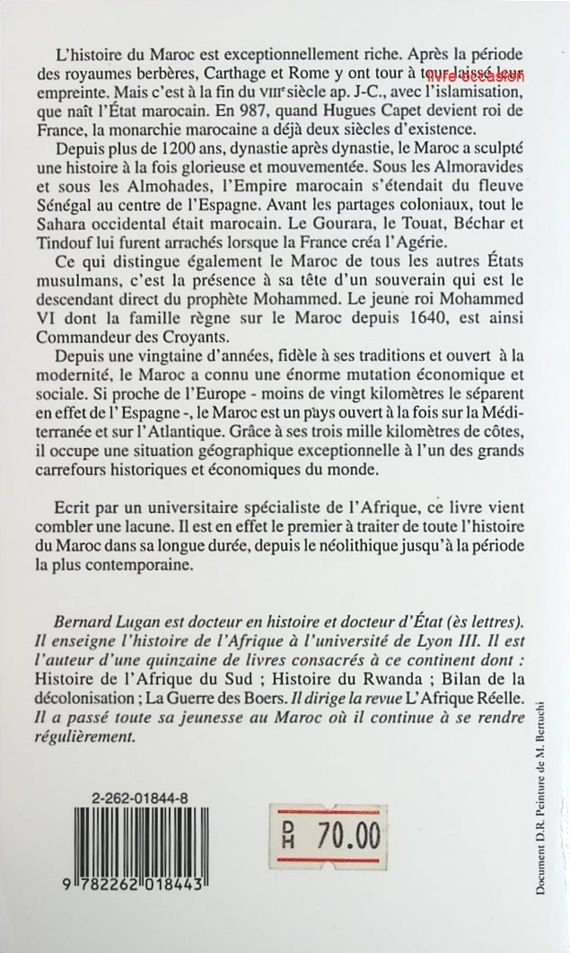 Histoire Du Maroc Des Origines À Nos Jours - Bernard Lugan - Livre