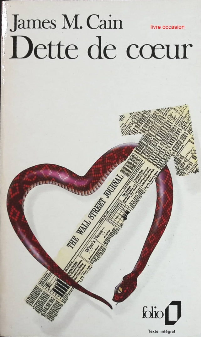 Dette de coeur - James Mallahan Cain - Livre