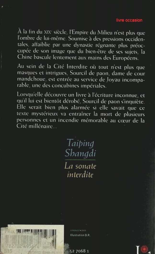 La sonate interdite - Taiping Shangdi - Livre