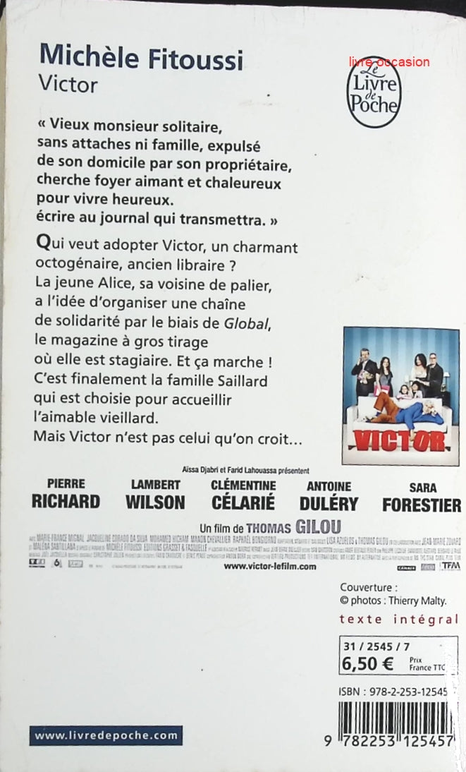 Victor - Michèle Fitoussi - Livre