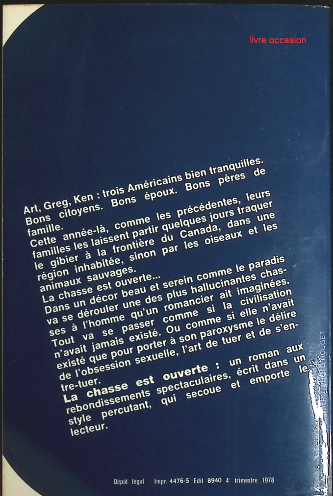 La chasse est ouverte - David Osborn - Livre