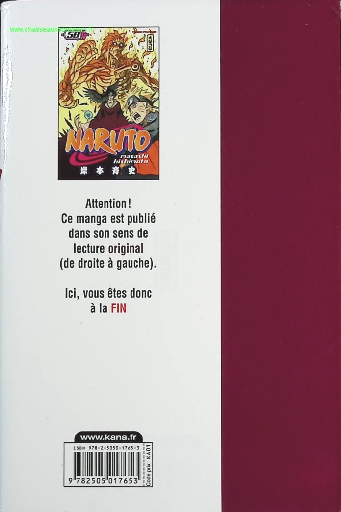 Naruto - Tome 58 - Masashi Kishimoto - livre Manga