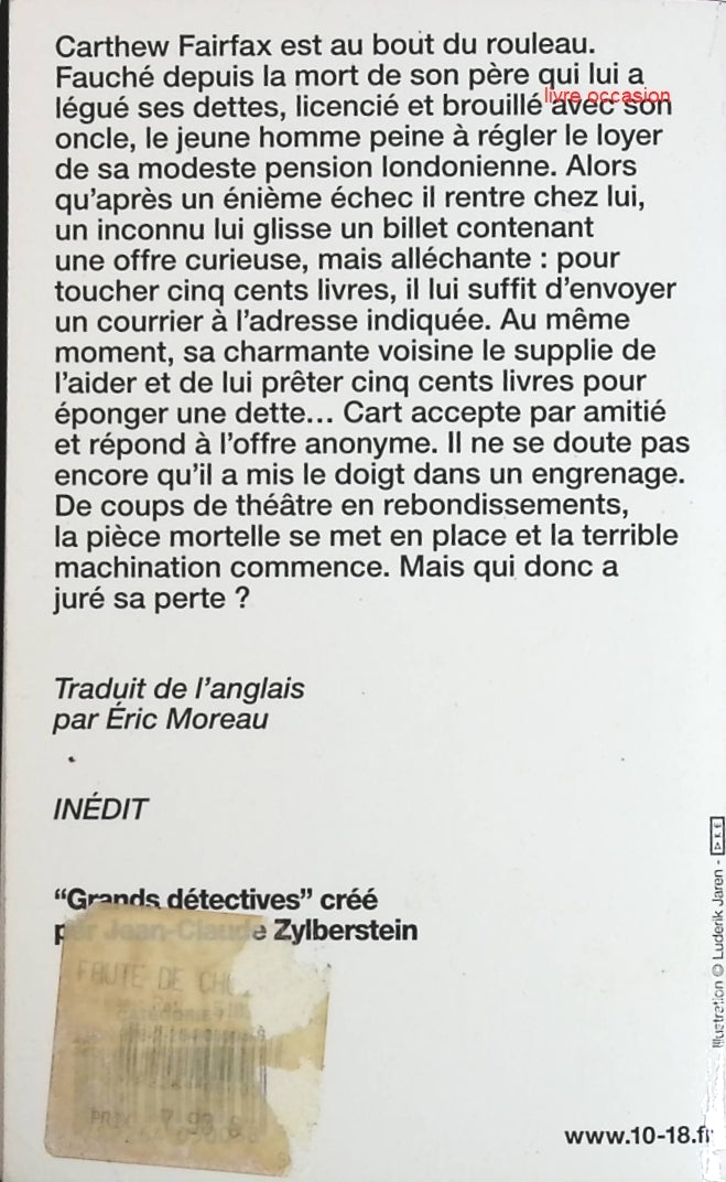 Faute de choix - Patricia Wentworth - Livre