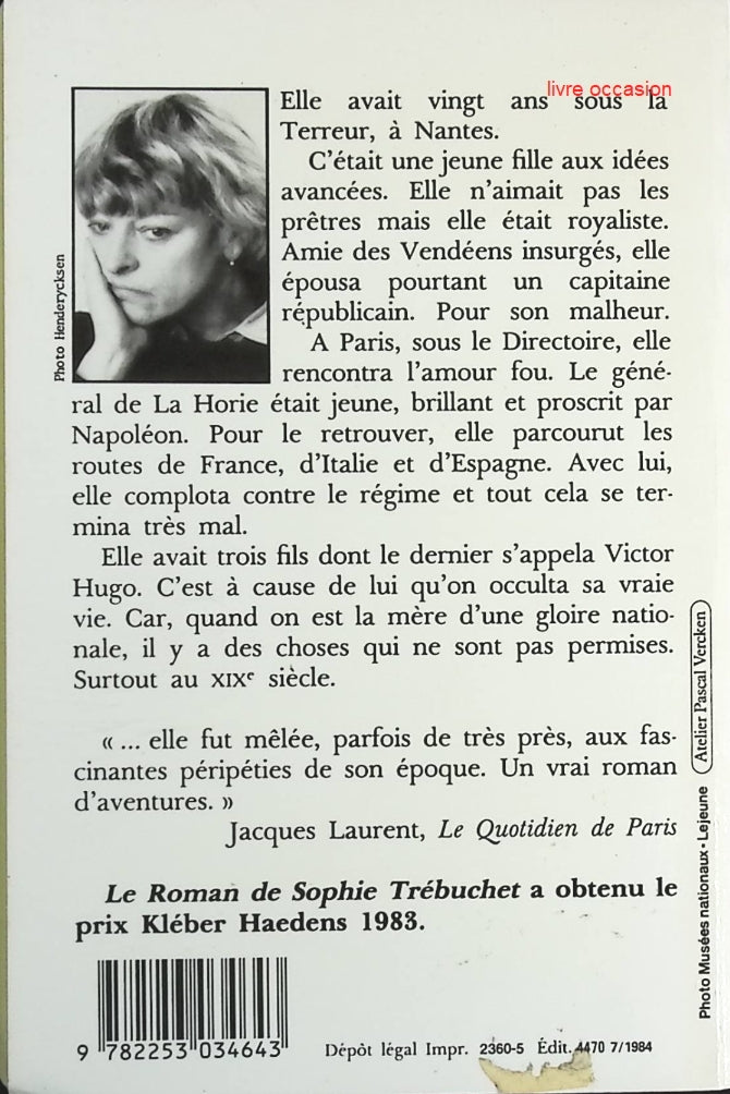 Le Roman de Sophie Trébuchet - Geneviève Dormann - Livre