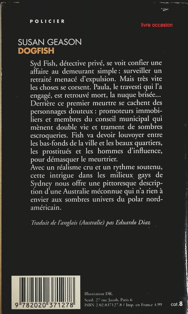 Dogfish. Eaux Troubles A Sydney - Susan Geason - Livre