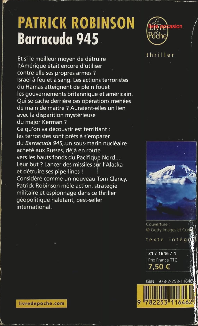 Barracuda 945 - Patrick Robinson - Livre