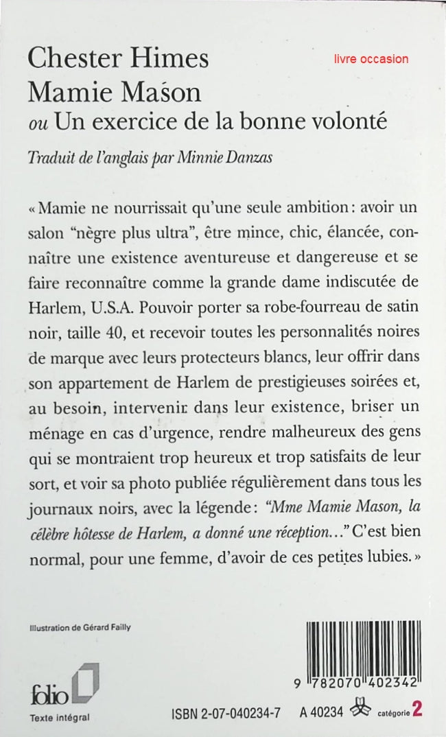 Mamie Mason - Chester Himes - Livre