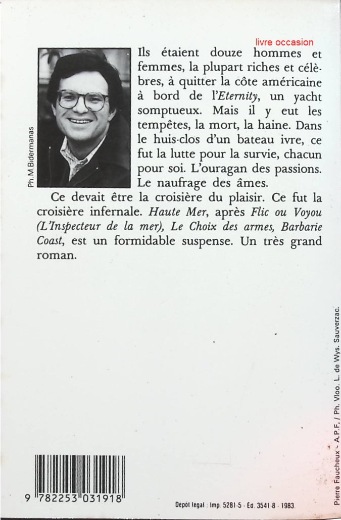 Haute mer - Michel Grisolia - Livre