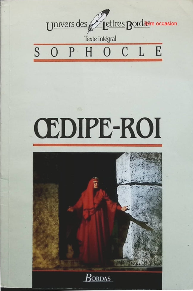 Oedipe roi - Sophocle - livre