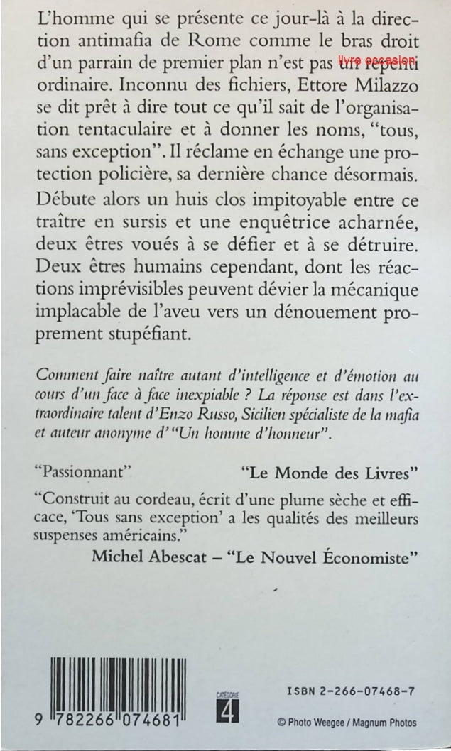 Tous sans exception - Enzo Russo - livre