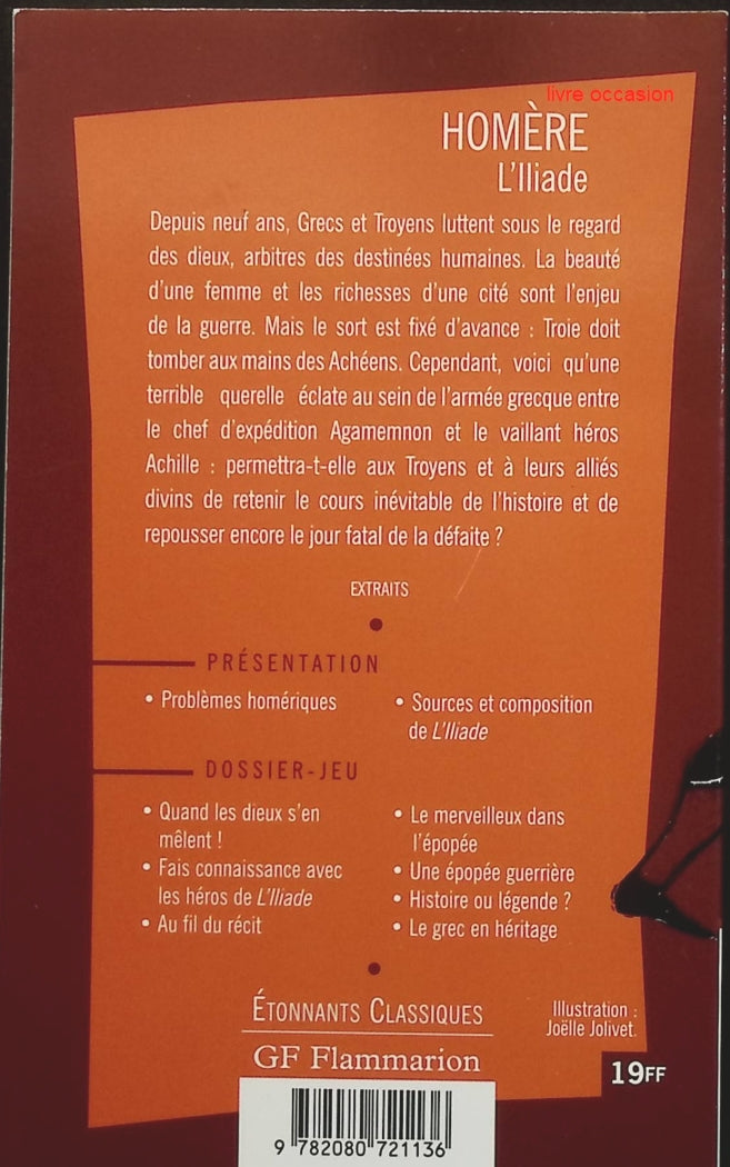 L'Iliade - Homère - livre