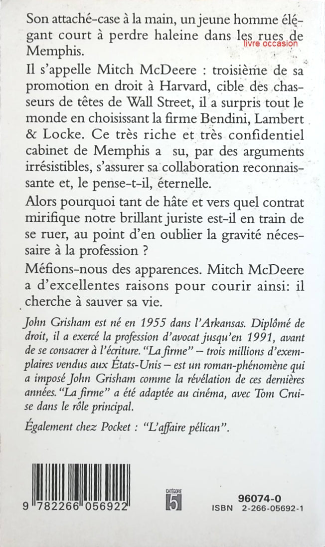 La Firme - John Grisham - livre