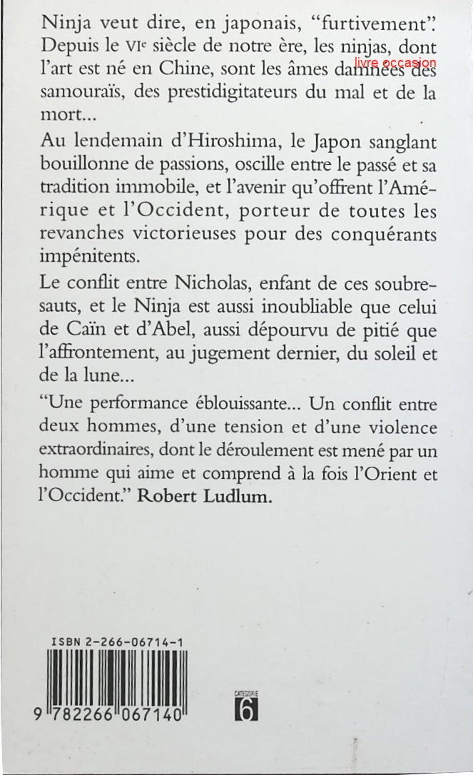 Le ninja - Eric Van Lustbader - livre