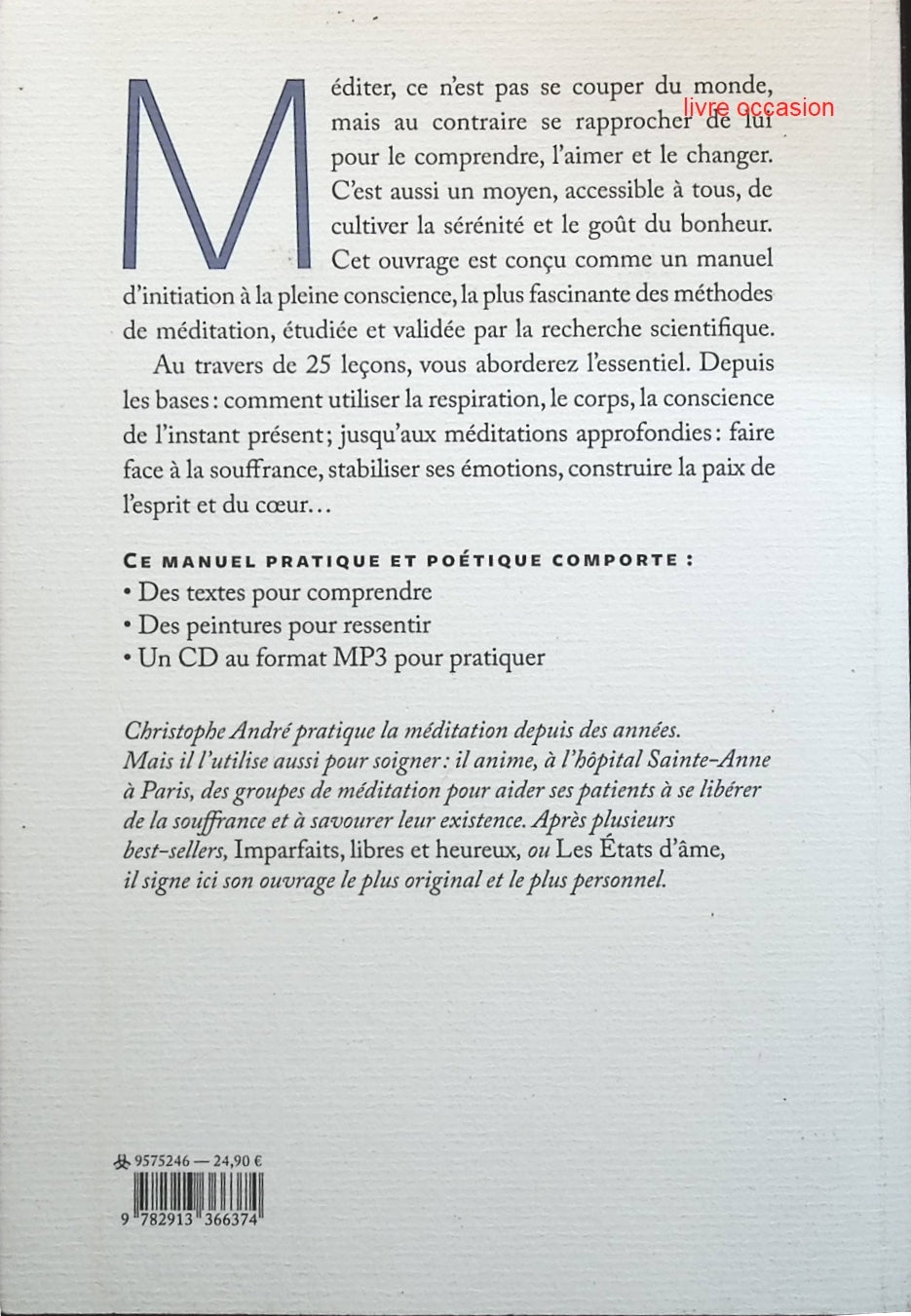 Méditer, jour après jour - Christophe André - livre