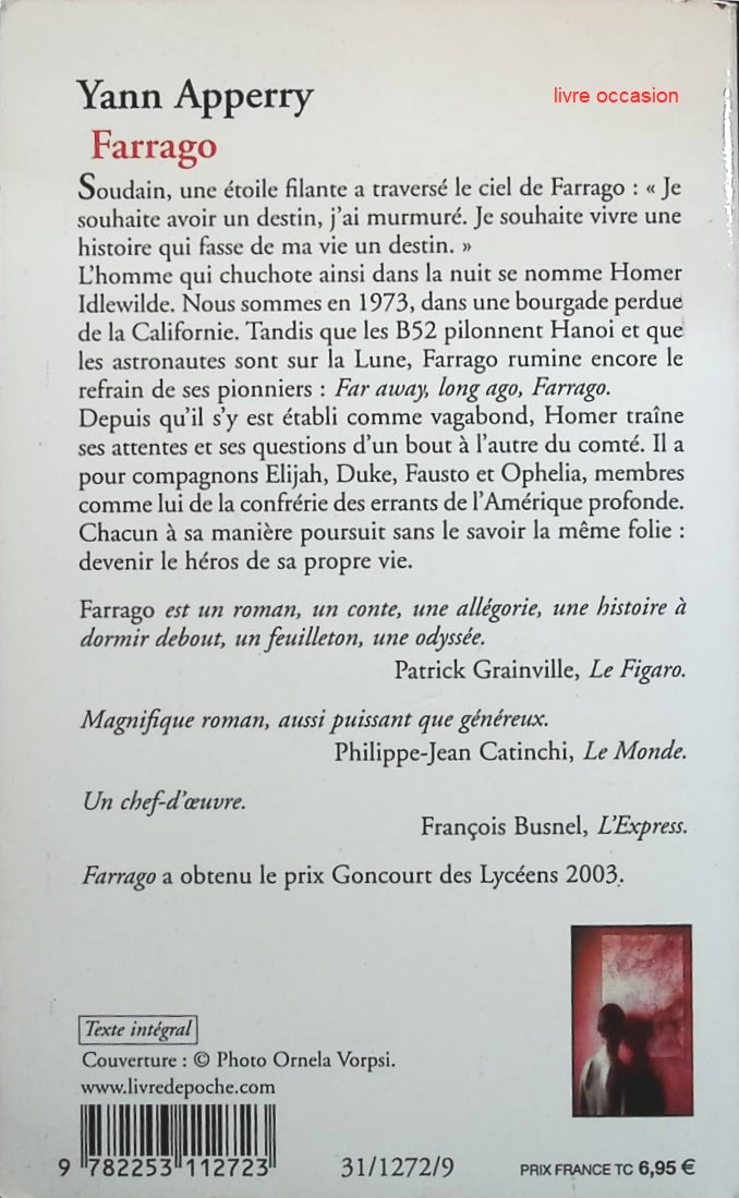 Farrago - Yann Apperry - livre