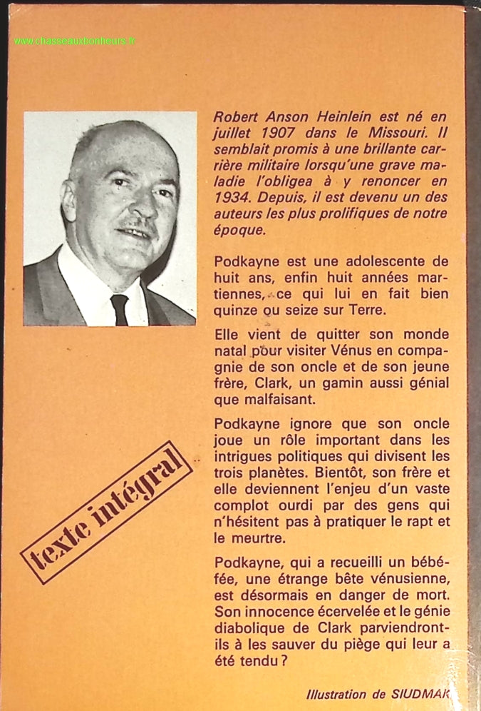 Podkayne fille de Mars - Robert Heinlein - livre