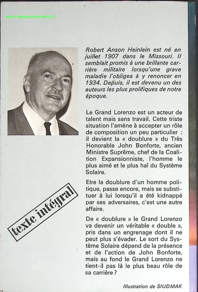 Double étoile - Robert Heinlein - livre