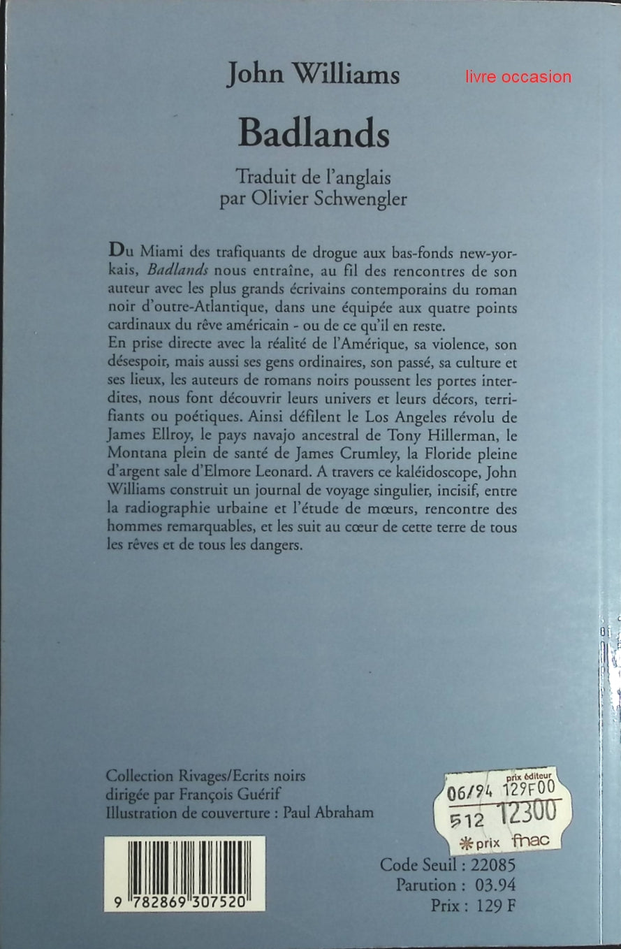 Badlands - John Williams - Livre