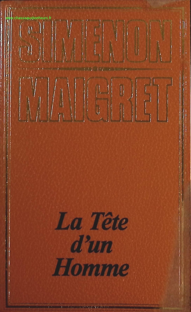 La tête d'un homme - Georges Simenon - livre