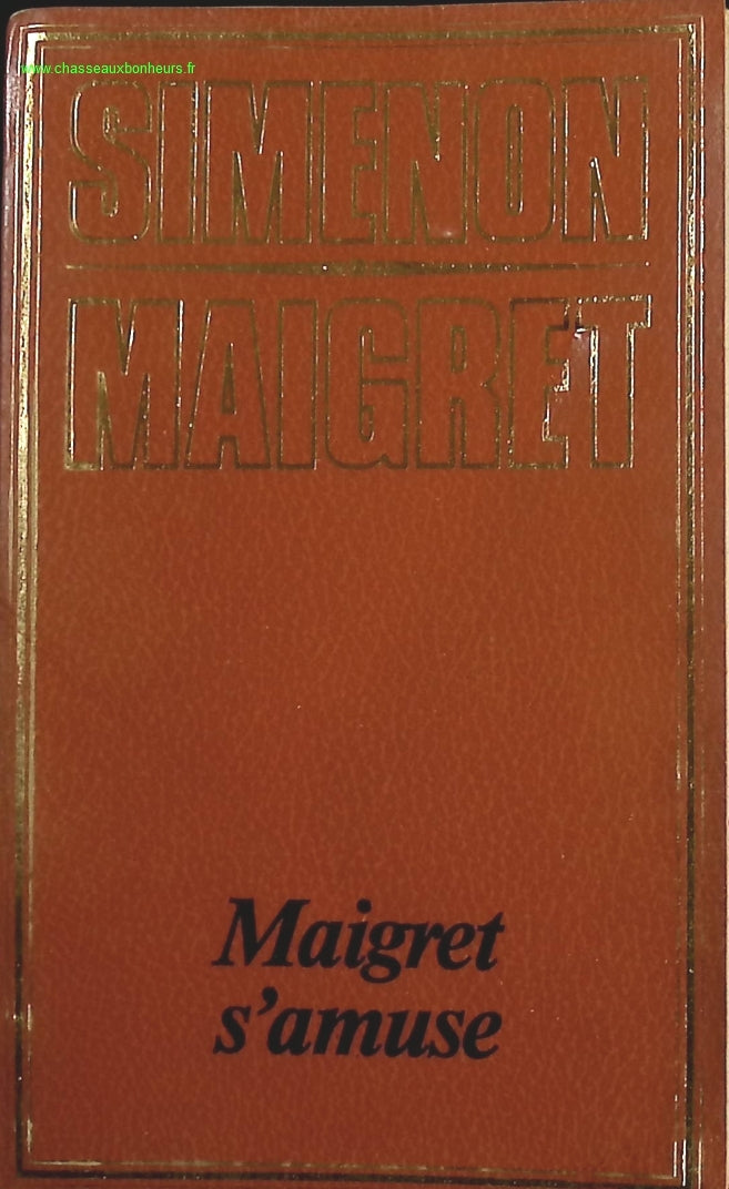 Maigret s'amuse - Georges Simenon - livre