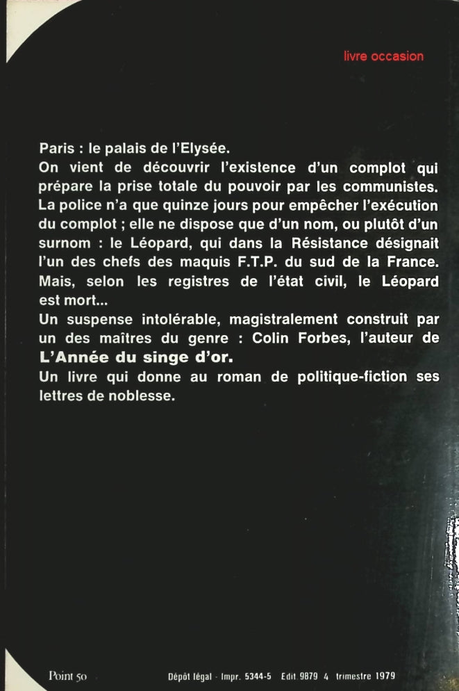 Le léopard - Colin Forbes - Livre
