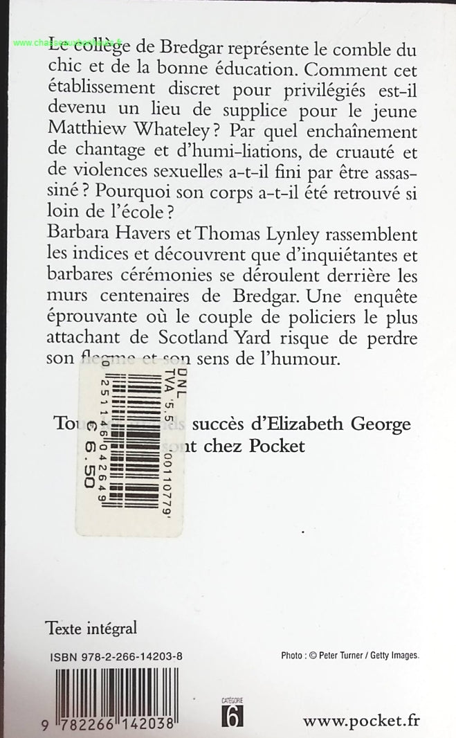 Cérémonies barbares - Elizabeth George - livre