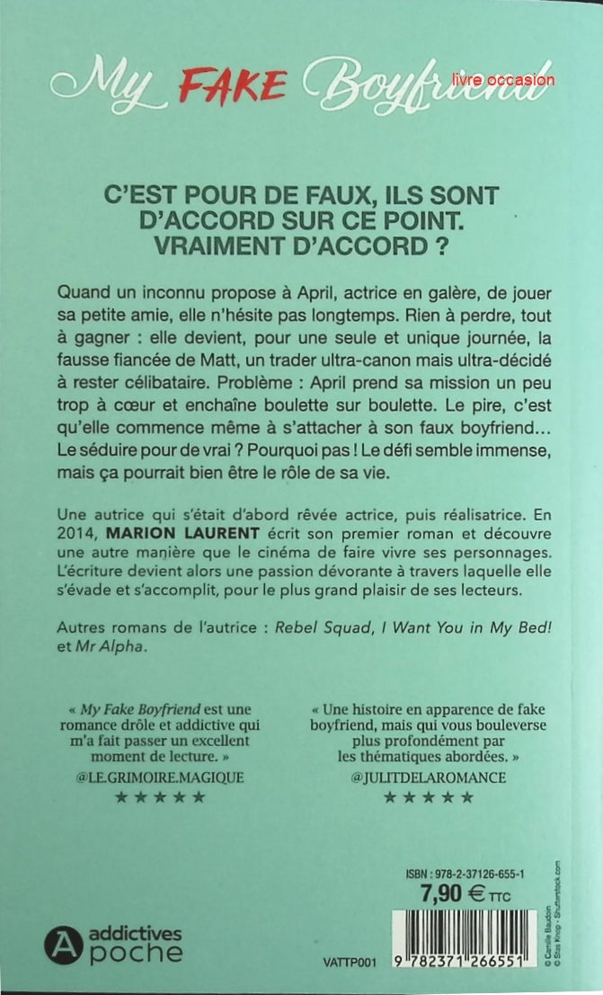 My Fake Boyfriend - Marion Laurent - Livre