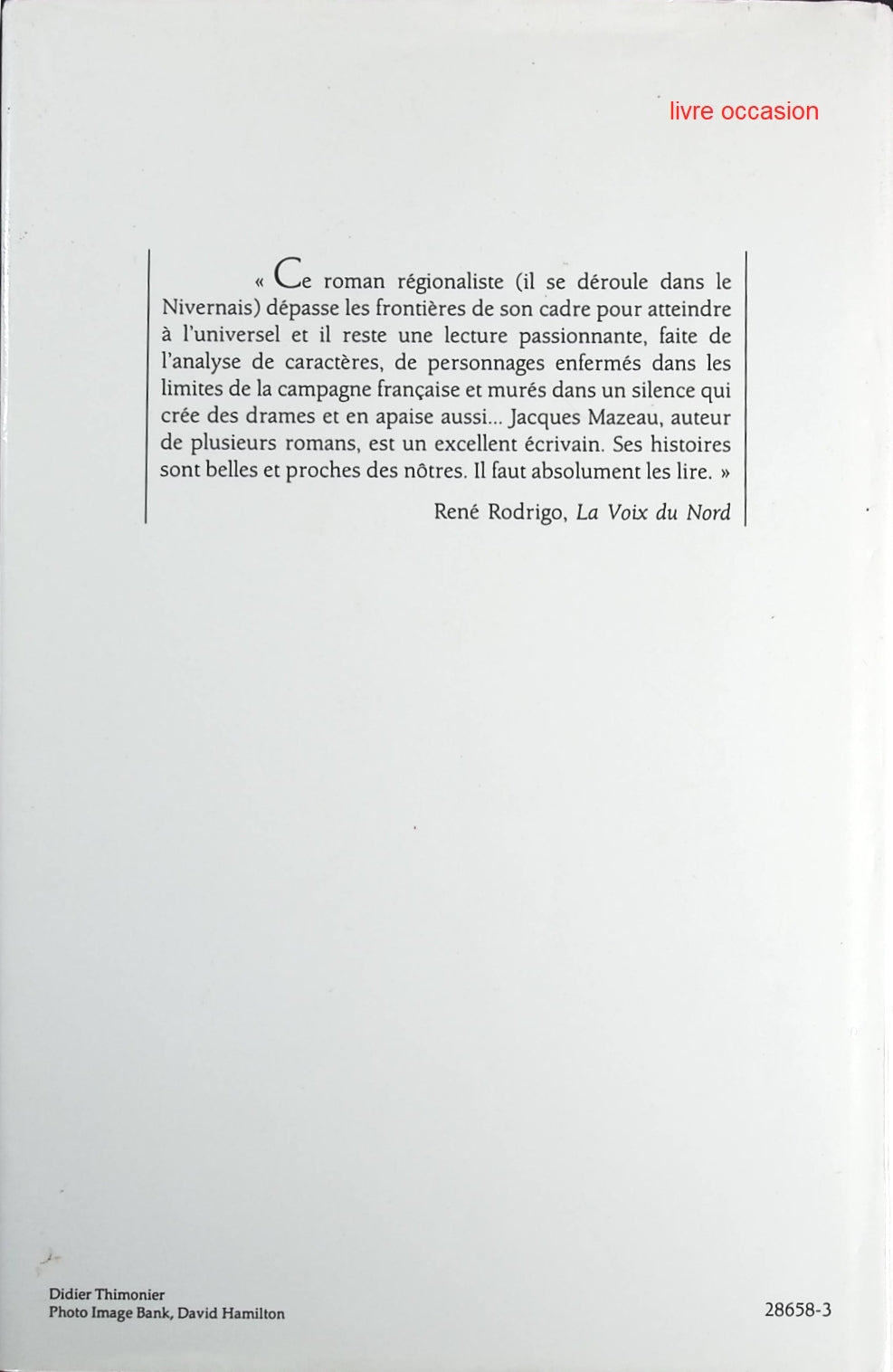 Le Retour De Jean - Jacques Mazeau - Livre