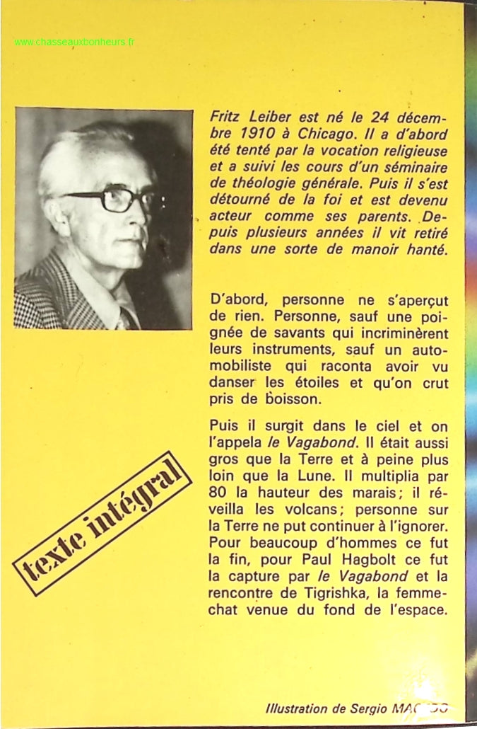 Le Vagabond - Fritz Leiber - livre