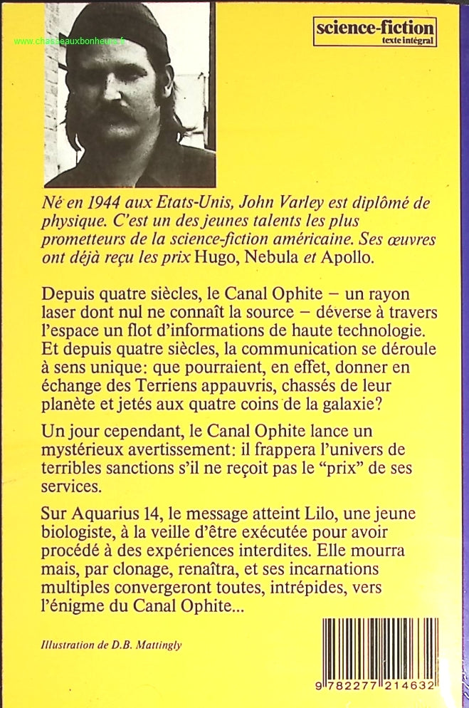 Le Canal Ophite - John Varley - livre