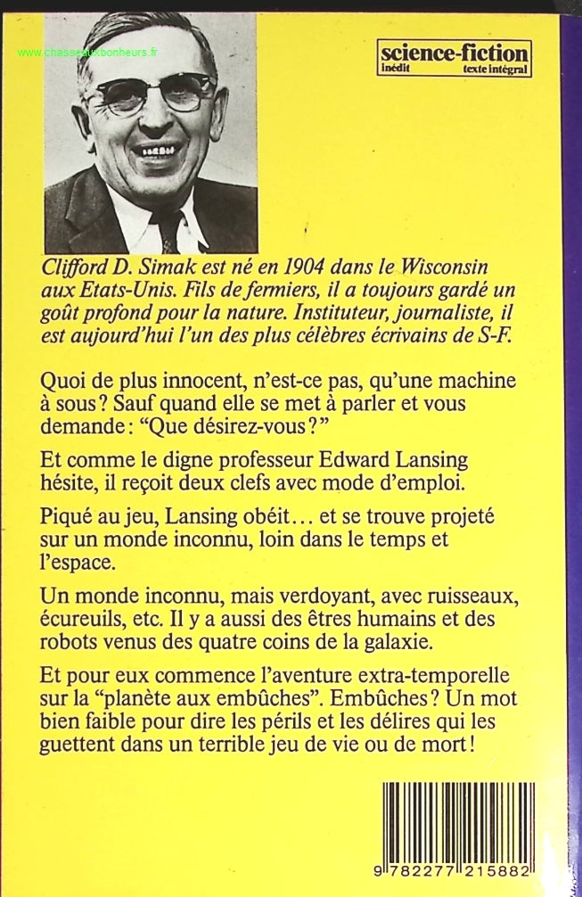 La Planète aux embûches - Clifford D. Simak - livre
