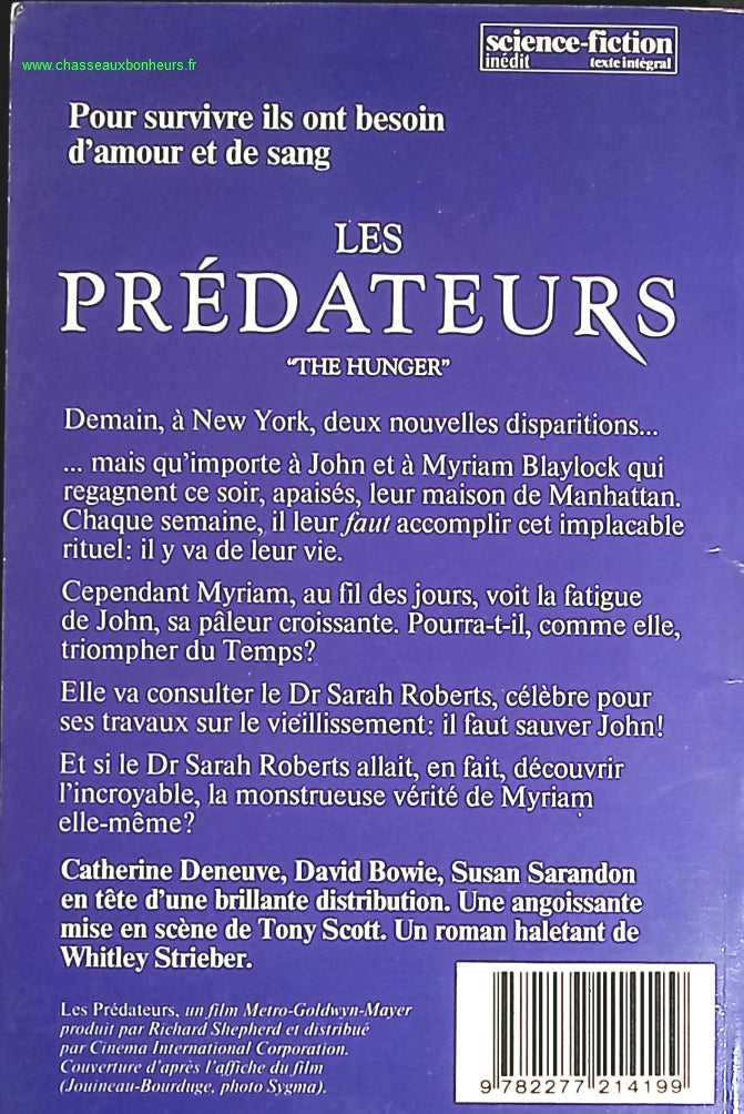 Les Prédateurs - Whitley Strieber - livre