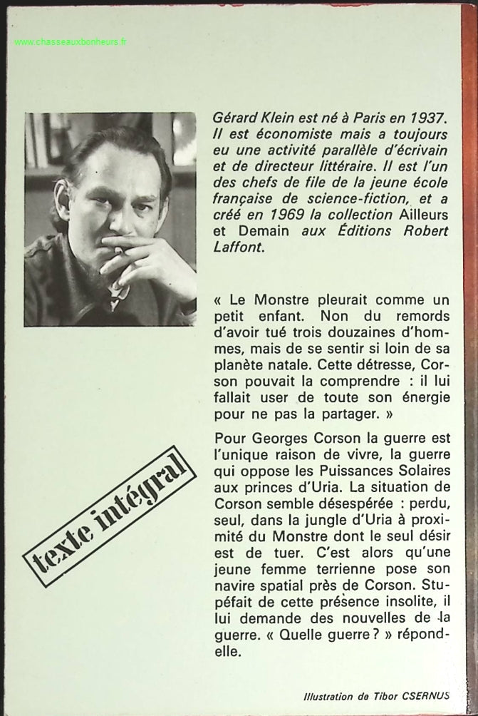 Les seigneurs de la guerre - Gérard Klein - livre