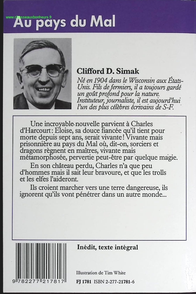 Au pays du Mal - Clifford D. Simak - livre
