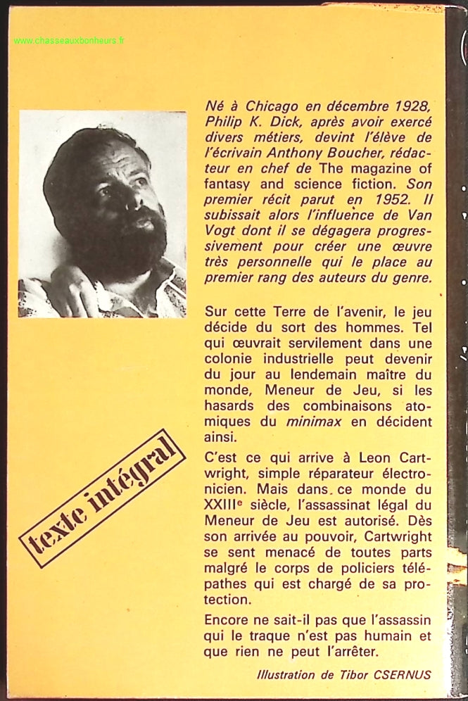 Loterie solaire - Philip K. Dick - livre