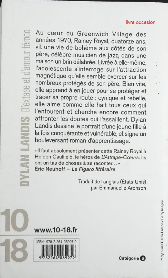 D'extase et d'amour féroce - Dylan Landis - Livre